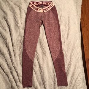 Gymshark Flex Leggings Sz. S - Cranberry